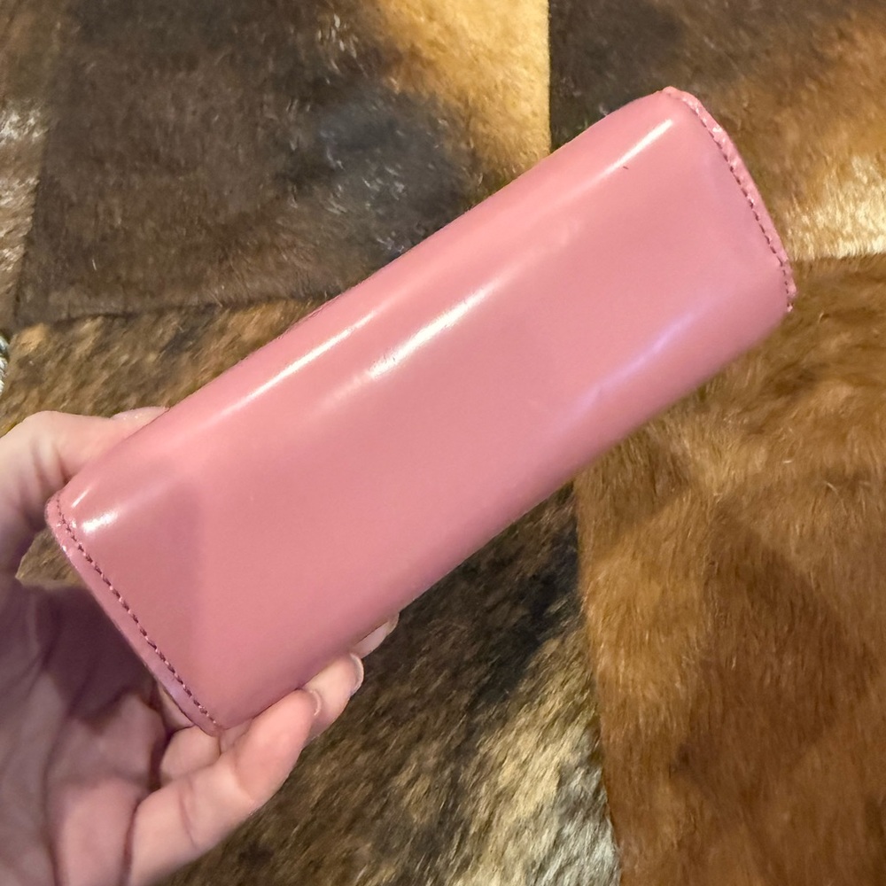 By Far Mini Pink Semi Patent Leather Bag - Picture 6 of 8